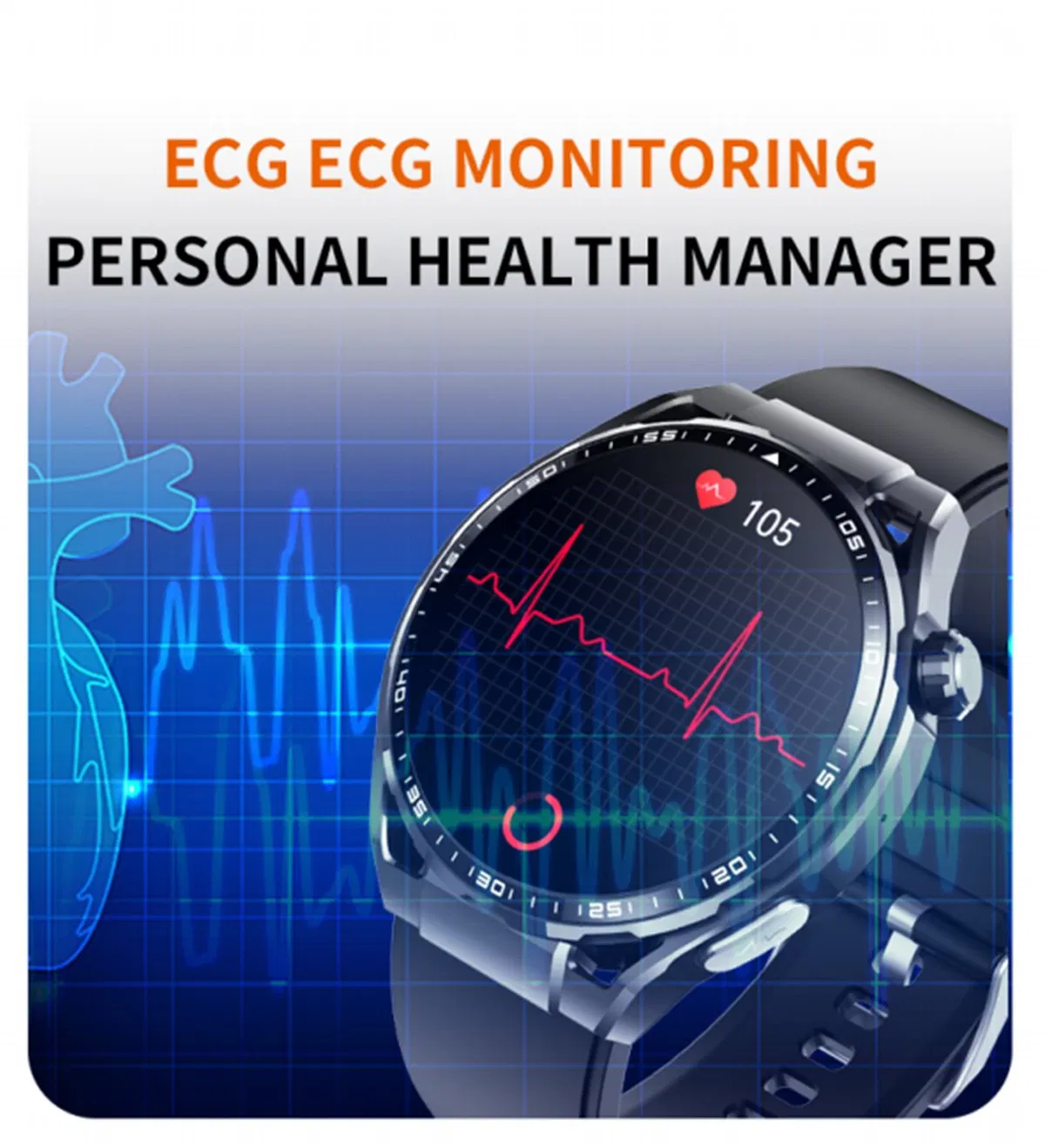 ECG Uric Acid Health Smart Watch