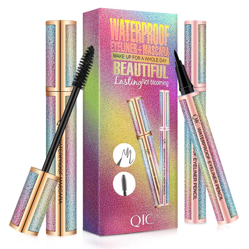 Custom Quick Drying Eyeliner and Waterproof Mascara Set