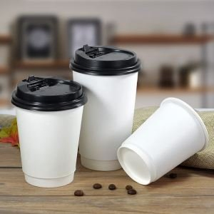 Двухслойный бумажный стакан Anbao 8-24oz для напитков