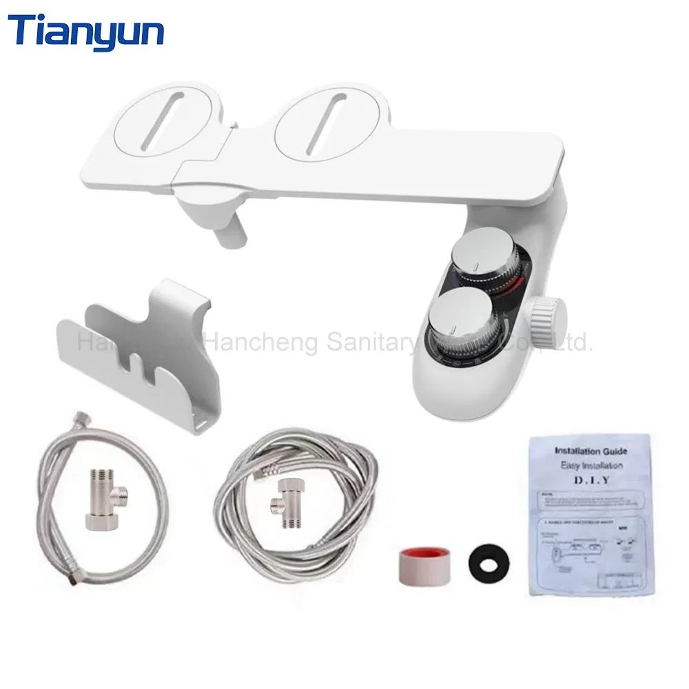 Detachable Toilet Seat Bidet Attachment Non-Electric Self Cleaning Ultra-Slim Toilet Bidet for Home