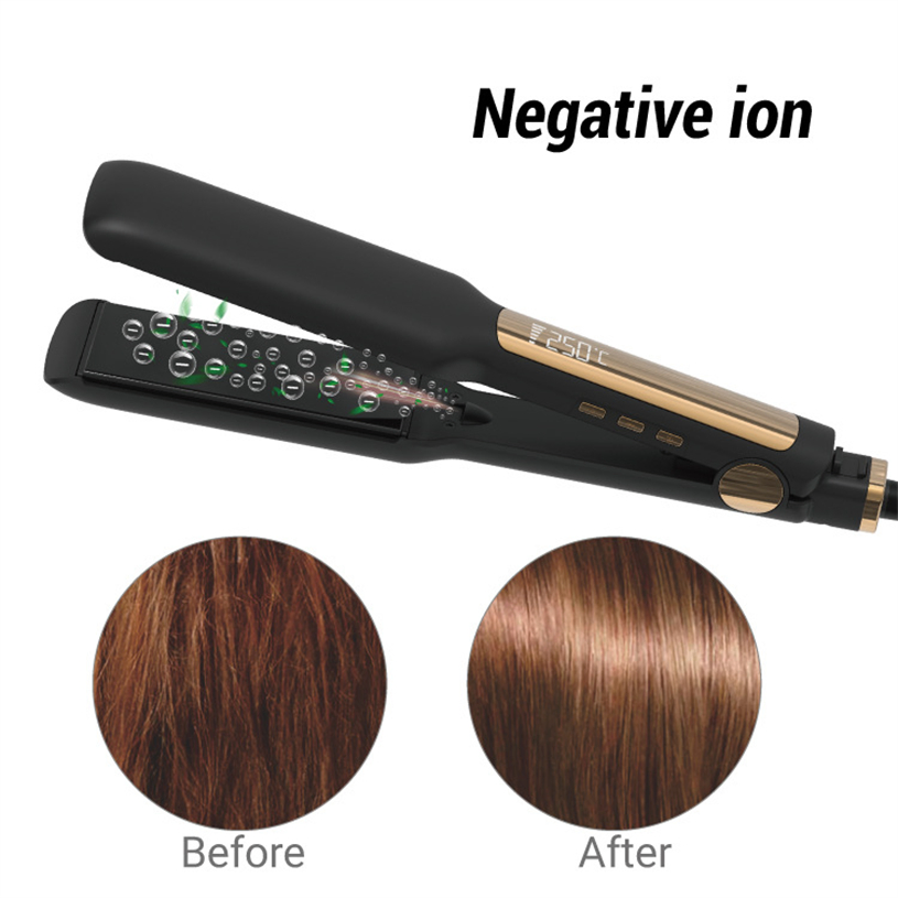 OEM Wholesale Professional Hot Sale High Quality Flat Iron LED Display Straighteners Salon Use Hair Flat Iron