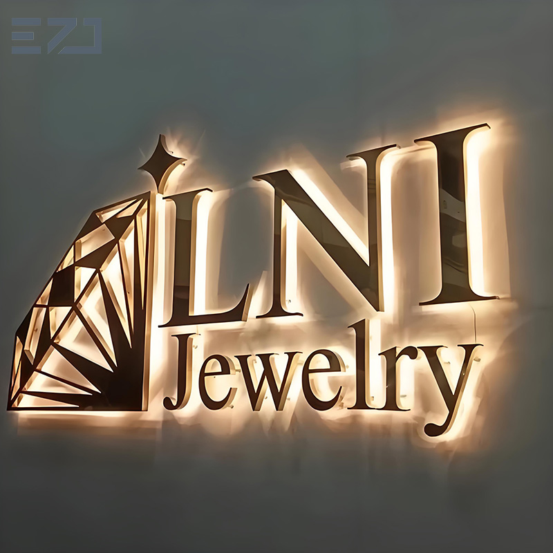 Custom Illuminated Sign LED Letters for Company Logo Beauty Salon Barber Shop