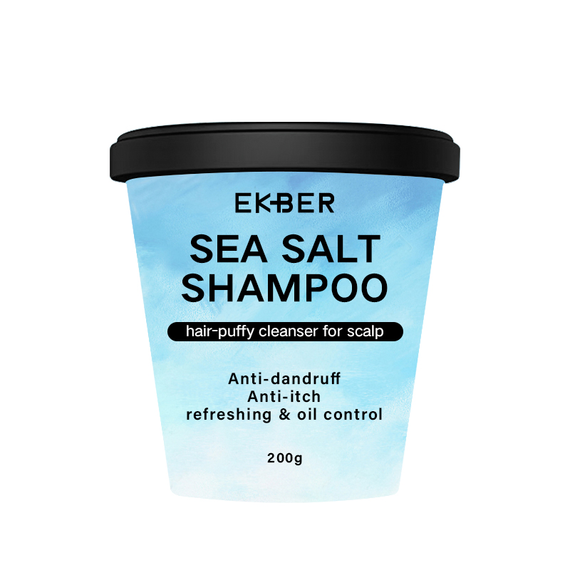 New Formula Ekber Organic Mint Oil Control Anti-Dandruff Sea Salt Scalp Scrub Hair Care Shampoo Wholesale