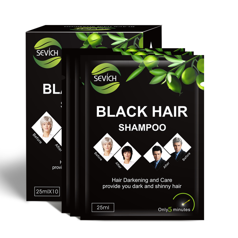 Organic Hair Dye Black Herbal Hair Shampoo
