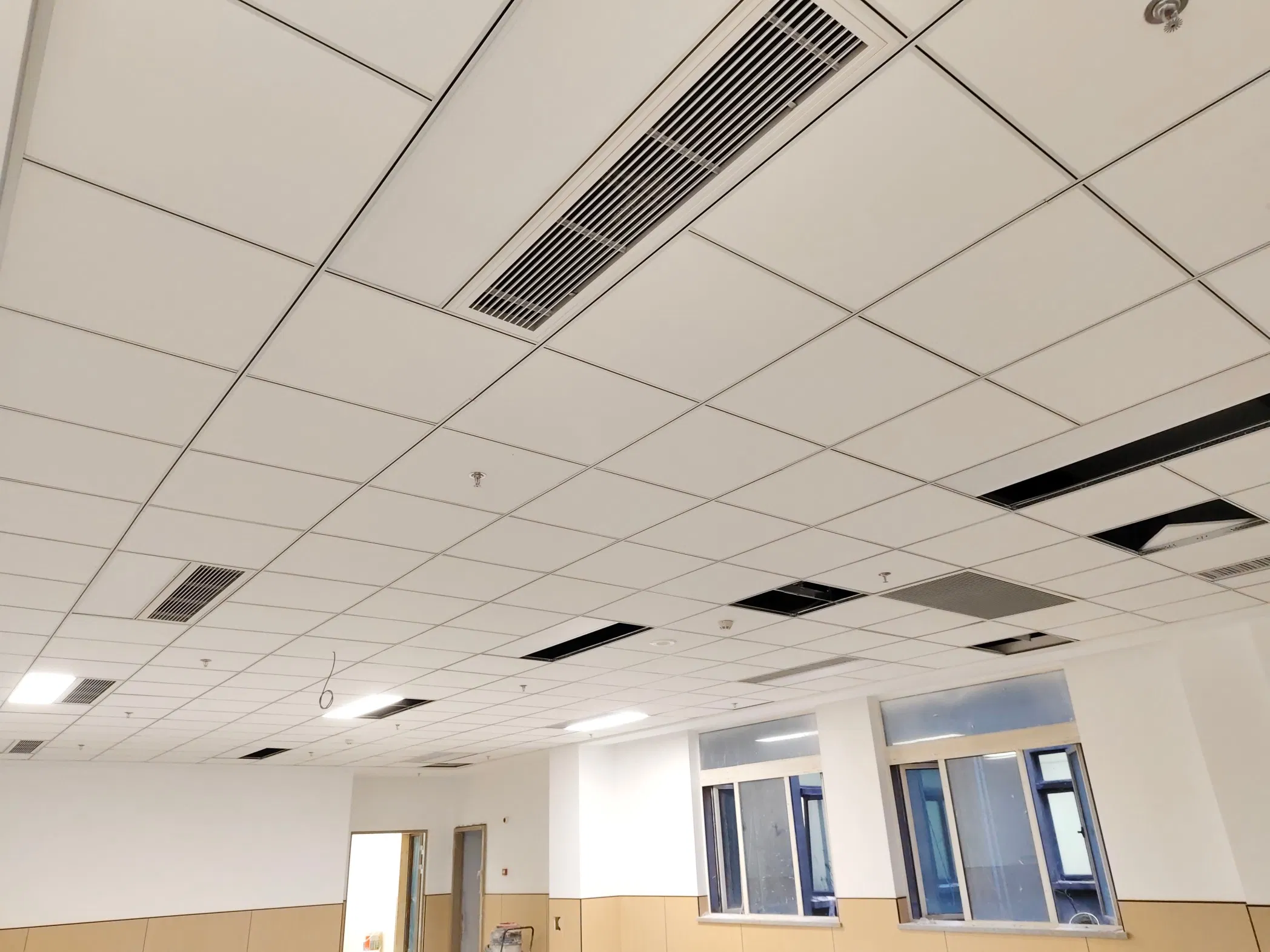 Thermal Insulation Soundproofing Panel Soundproof Rockwool Acoustic Suspended Ceiling Panel for Hospital