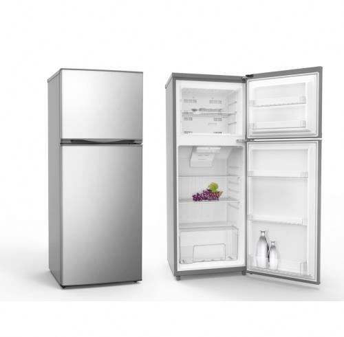200L Top Freezer Double Door Refrigerator for Home Use White Fridge