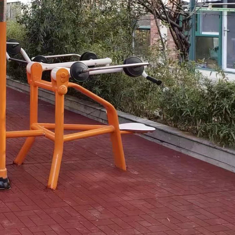 Protective Resilient Rubber Tiles for Outdoor Playground Garden Park Pathway Flooring