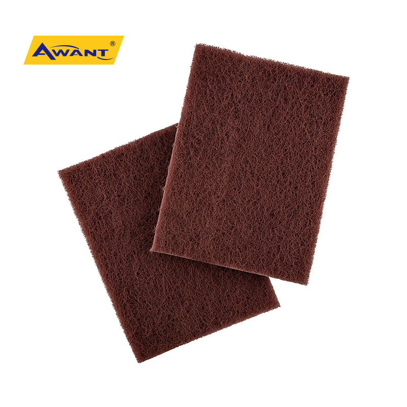 Red Striking Non Woven Hand Pad for Steel Metal Wood