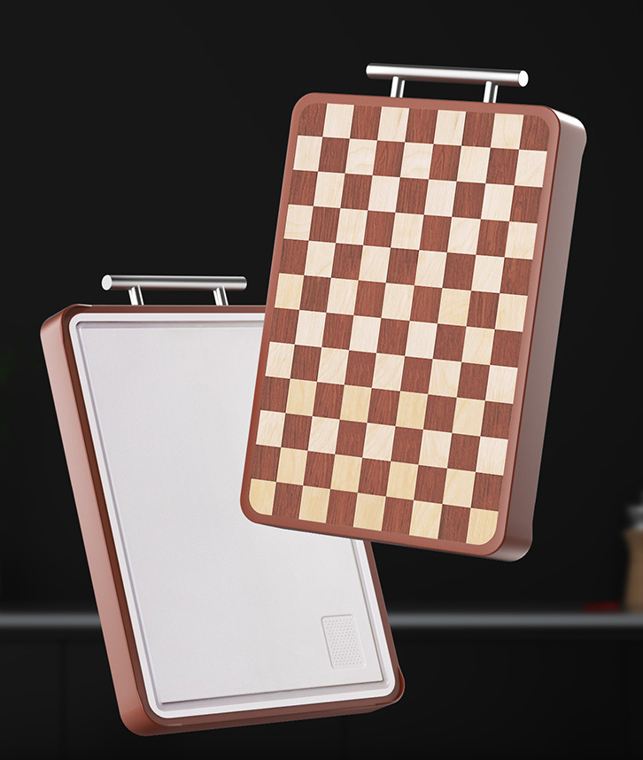 Resistant Home Cutting Board Red Grid Cutting Board Checkerboard Sticky Knife Board