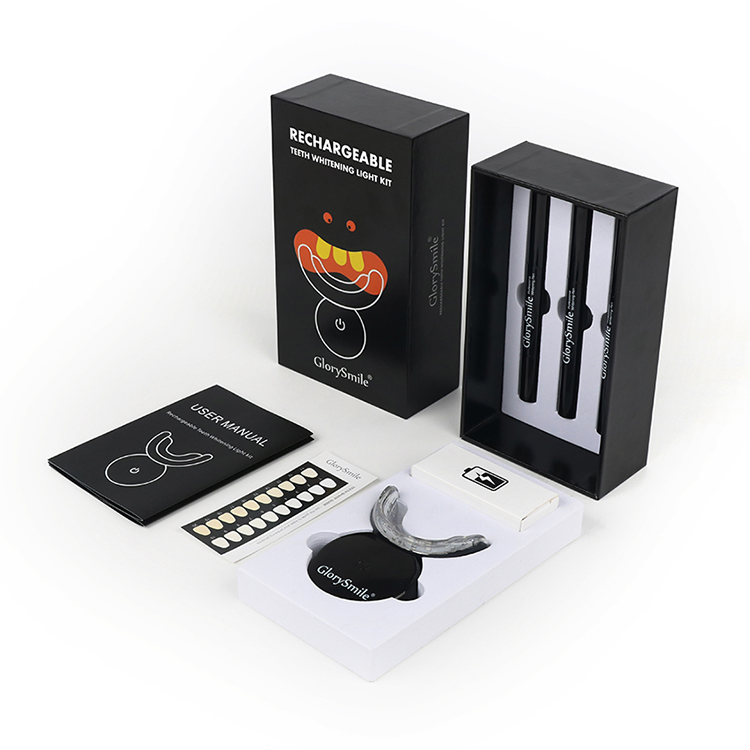 Popular in 2020 Custom Logo 16/24/32min LED Light Rechargeable Teeth Whitening Kit
