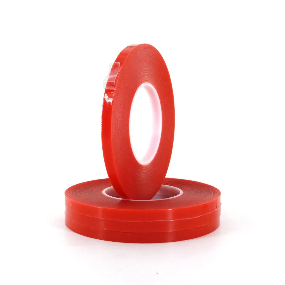 Transparent Strong Adhesive Polyester Tape with Solvent Glue and Double Sided Stickiness