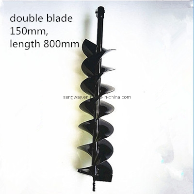 150mm Double Alloy Head Ground Drill Earth Auger Hole Digger Drill Bit