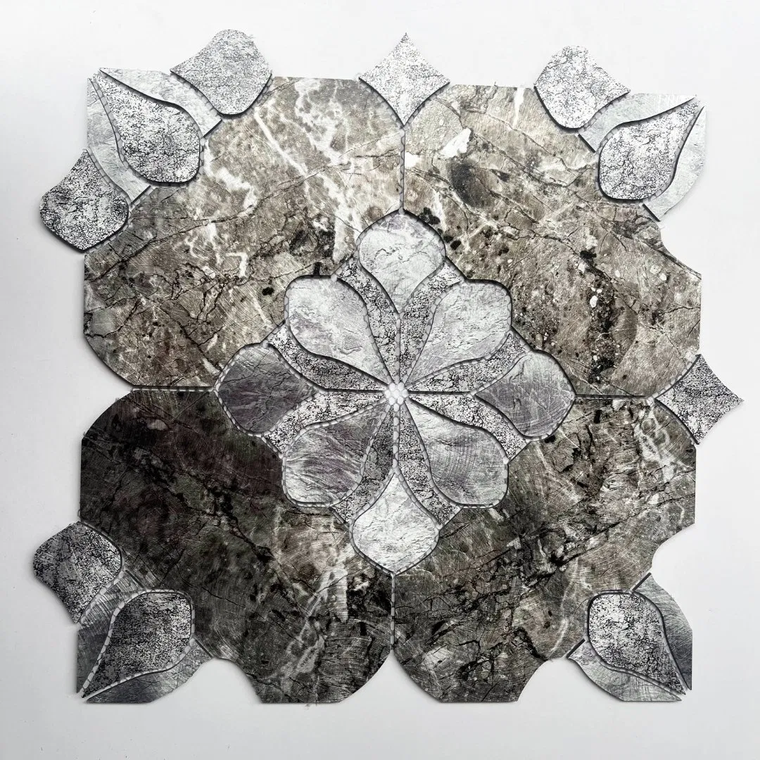 Мозаичная плитка с цветочным узором для стен и пола