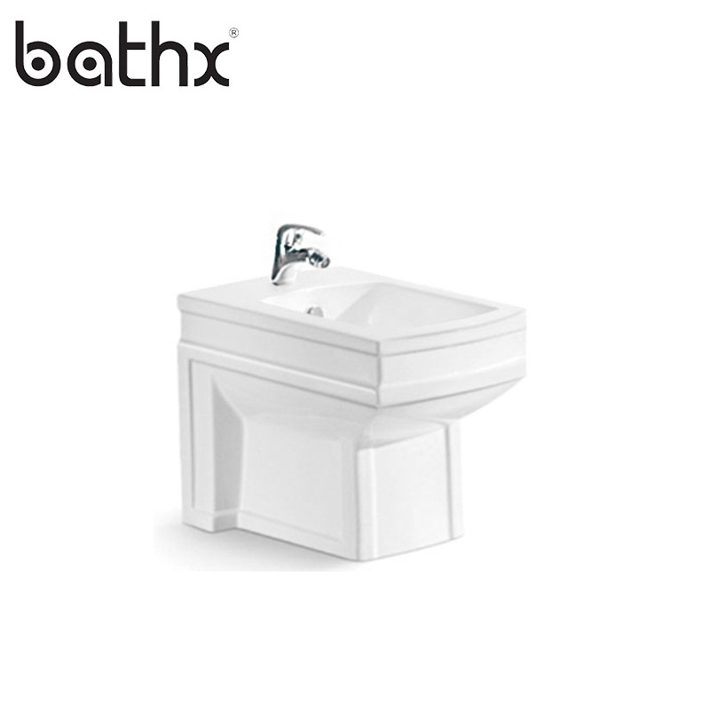 High Quality Floor Mounted European Style Ceramic Wc Clean Vagina Toilet Bidet