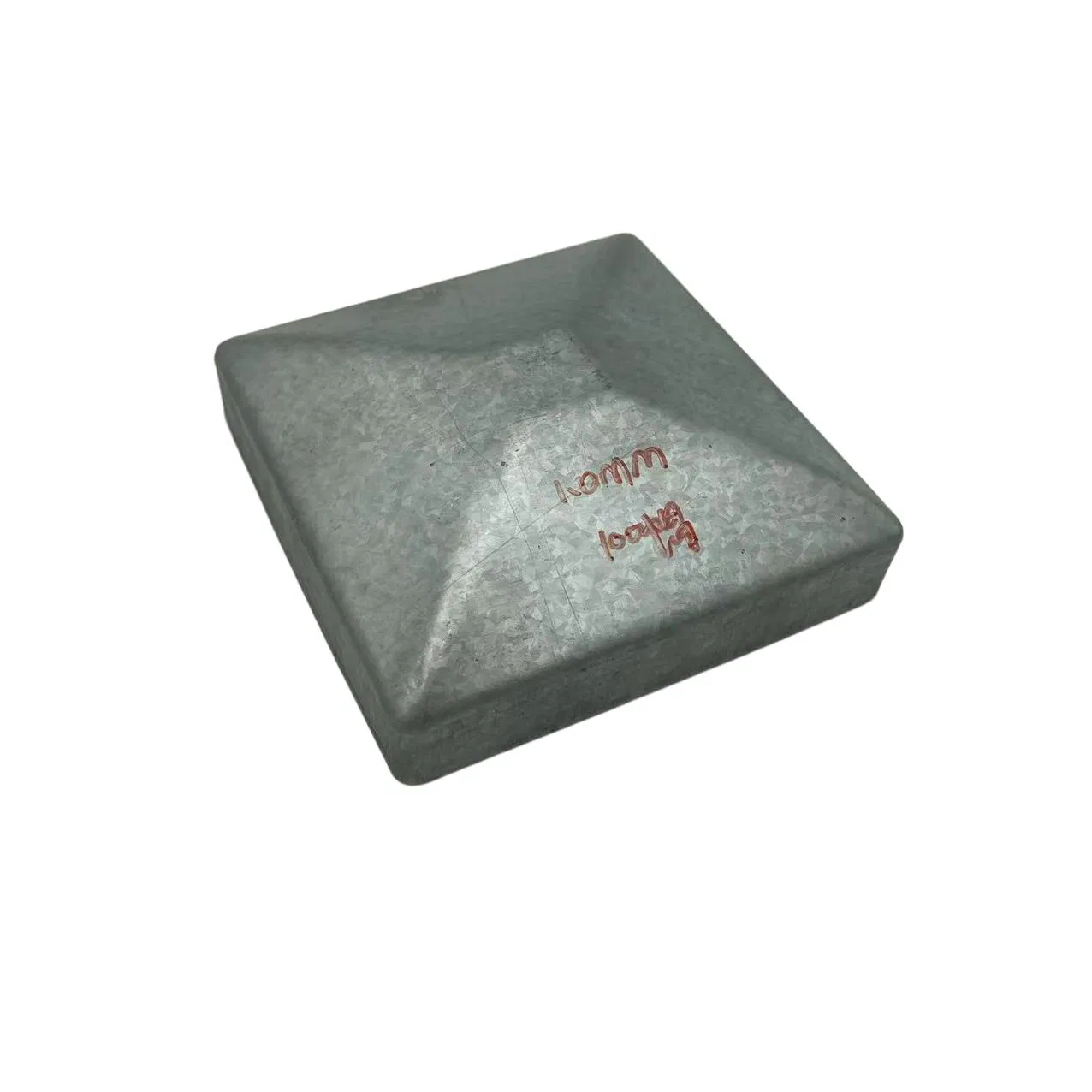 High Quality Custom Sized Coated Steel Fence Rear Cap