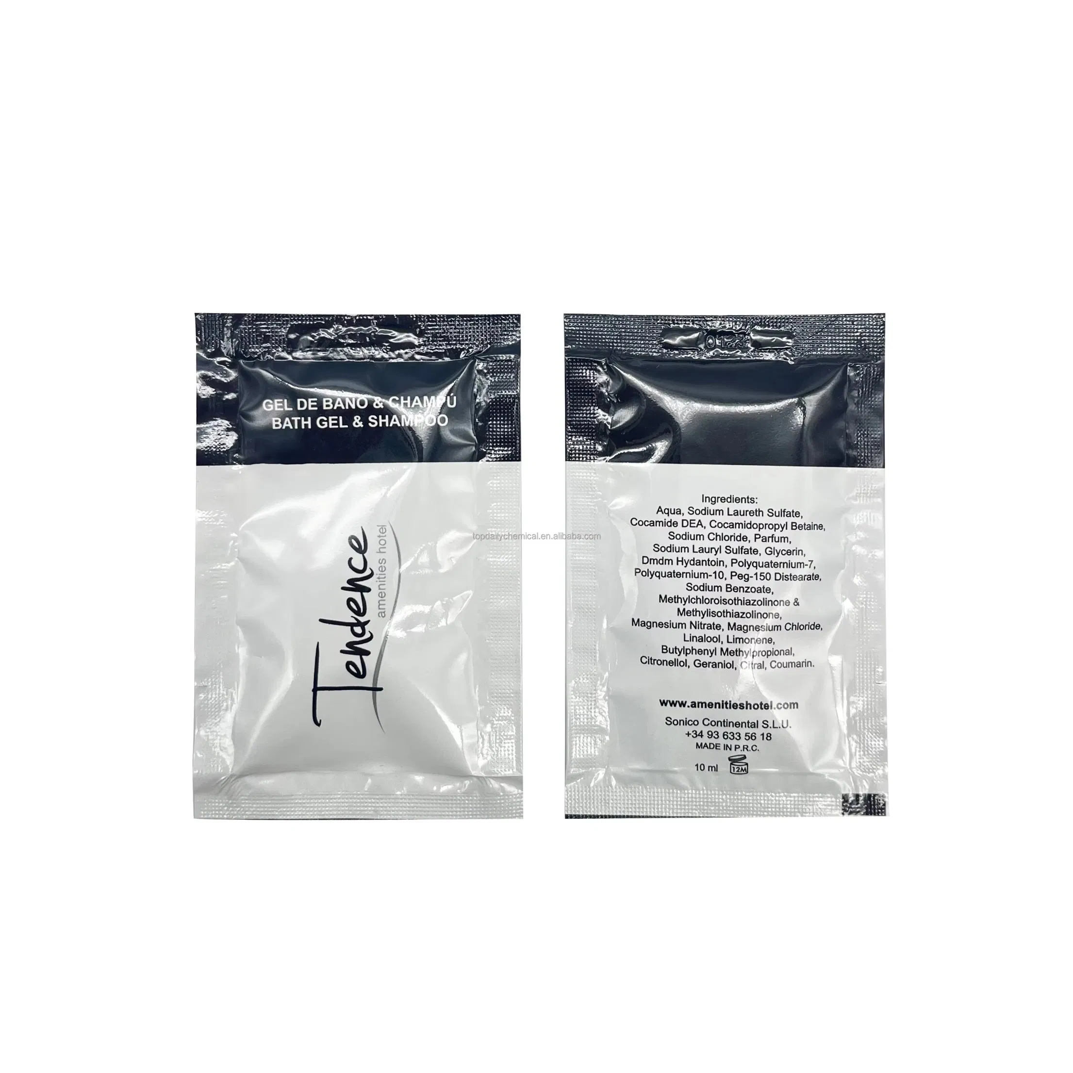 Disposable 10ml Sachet Shampoo Customized Hotel Shampoo in Small Sachet