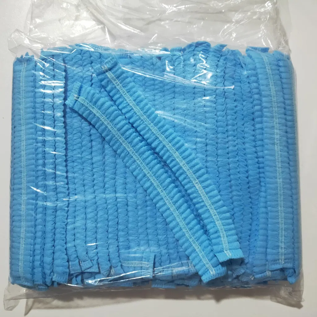 21" Disposable Hairnet Non Woven Clip Cap for Beauty Salon