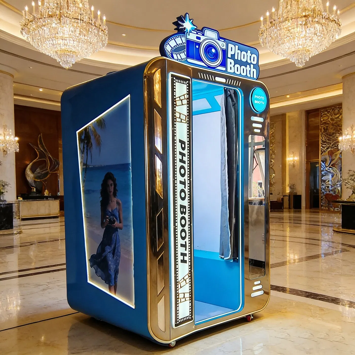 Commercial Customized Korean Digital Vending Photo Booth Machine Kiosk