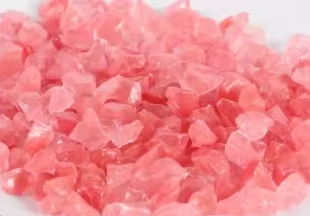 Glass Granule Landscaping Pink Glass Shards