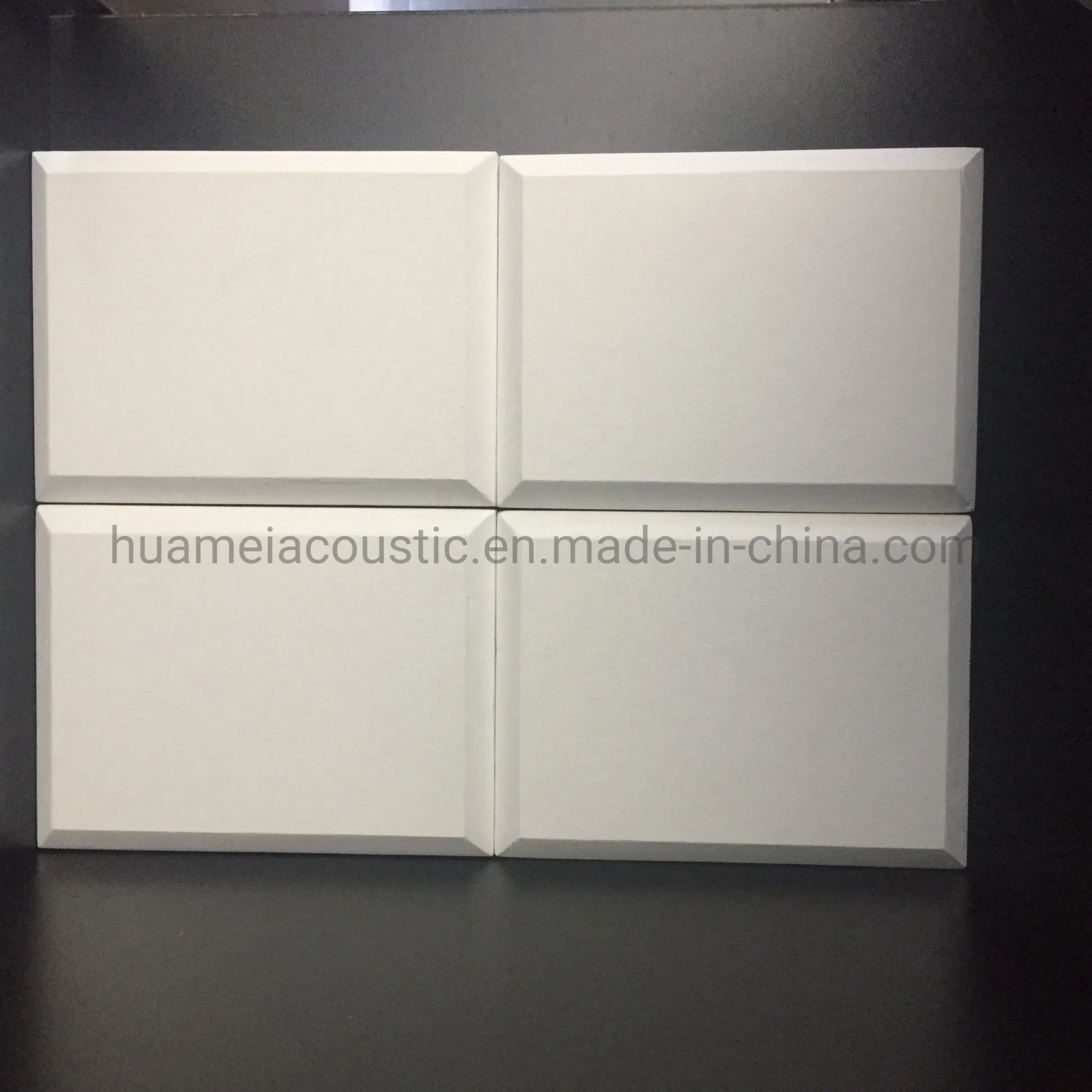 Fibergalss Soundproof Panel Bevel Edge Ceiling Tiles