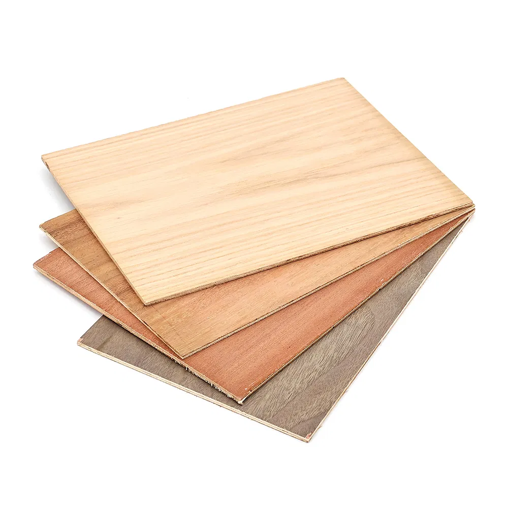 18mm / 15mm High Glossy UV Red Oak Veneer Melamine Laminated Faced MDF Board for Furntiure