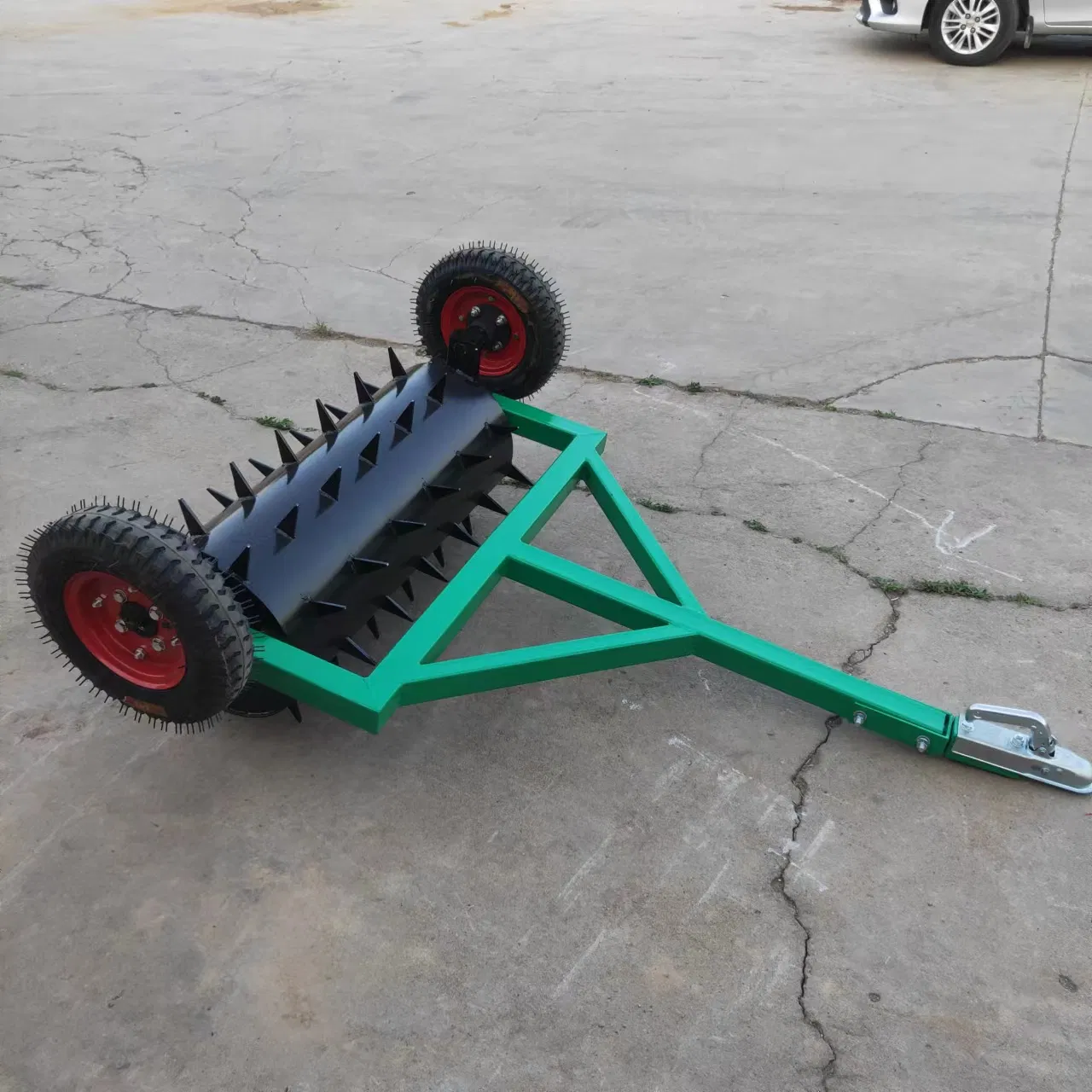 Lawn Spike Aerator Tow Behind Aerator with Wheels