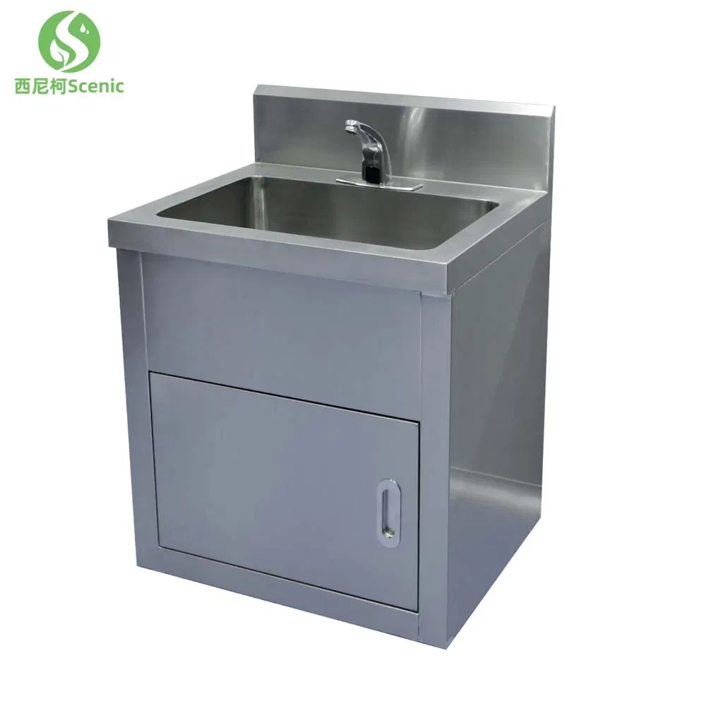 Advanced Operating Room Surgical Sink with Integrated Water Heater