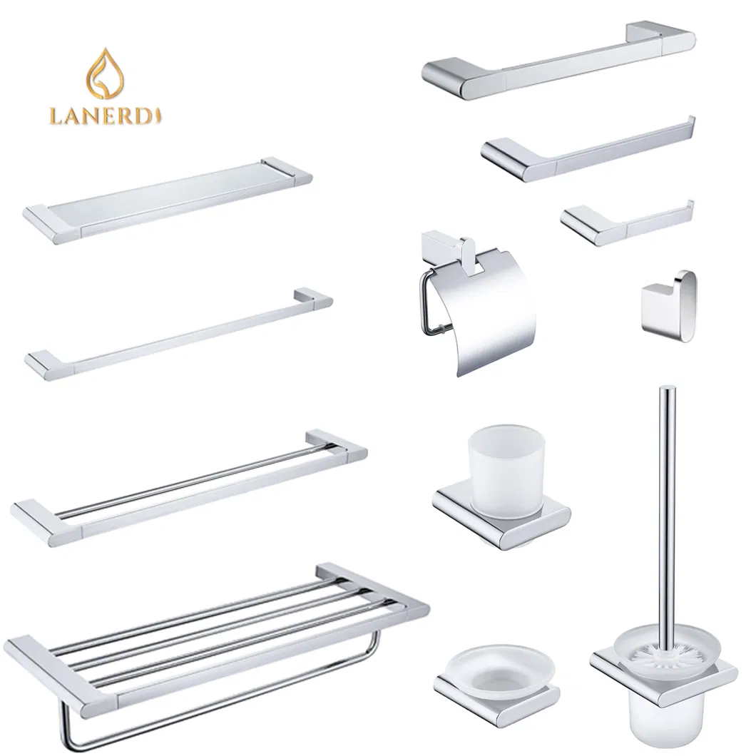 Полотенцедержатель хромированный для ванной комнаты