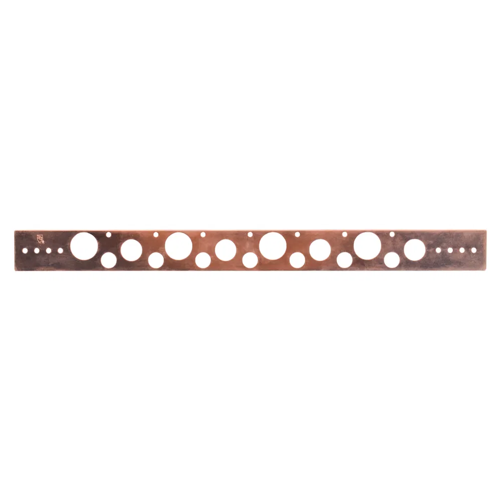 1/2" 3/4" 1" 20 Inch Flat Copper Bonded Steel Pipe Support Bracket