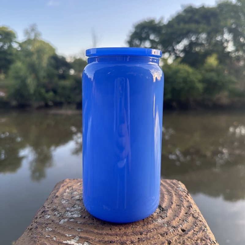 Неоновый стеклянный стакан 16oz для сублимации