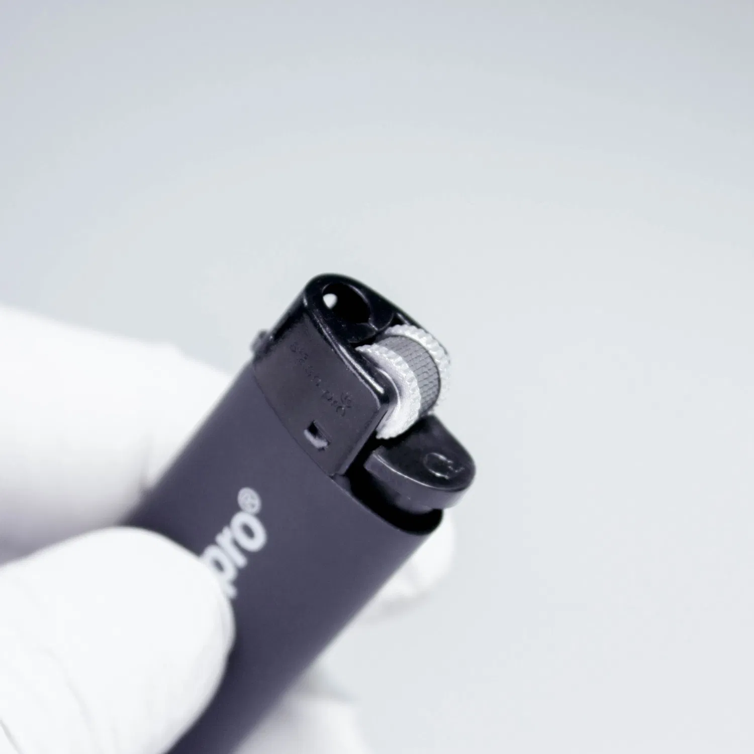 Mini Factory Direct Supply Custom Brand and Design Flint Plastic Pocket Lighter