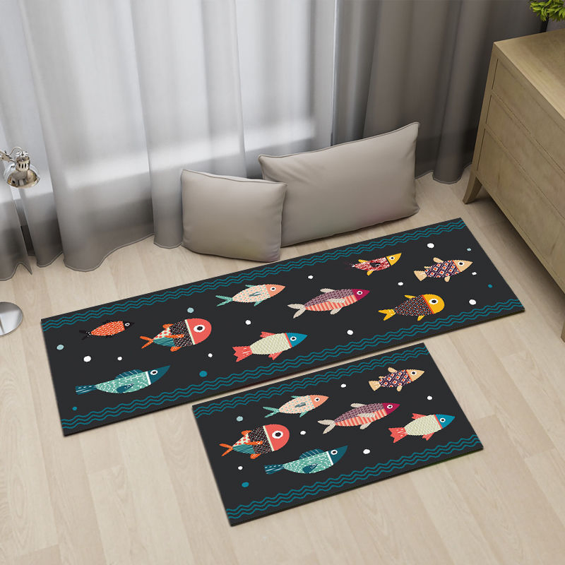 Home Carpet 100% Polyester Rug and Mat Kitchen Room Floor Mats