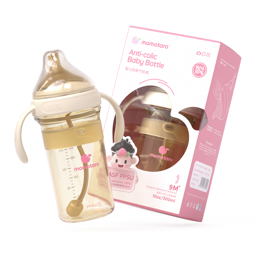 13oz/400ml PP Baby Water Bottle BPA Free Baby Straw Cup