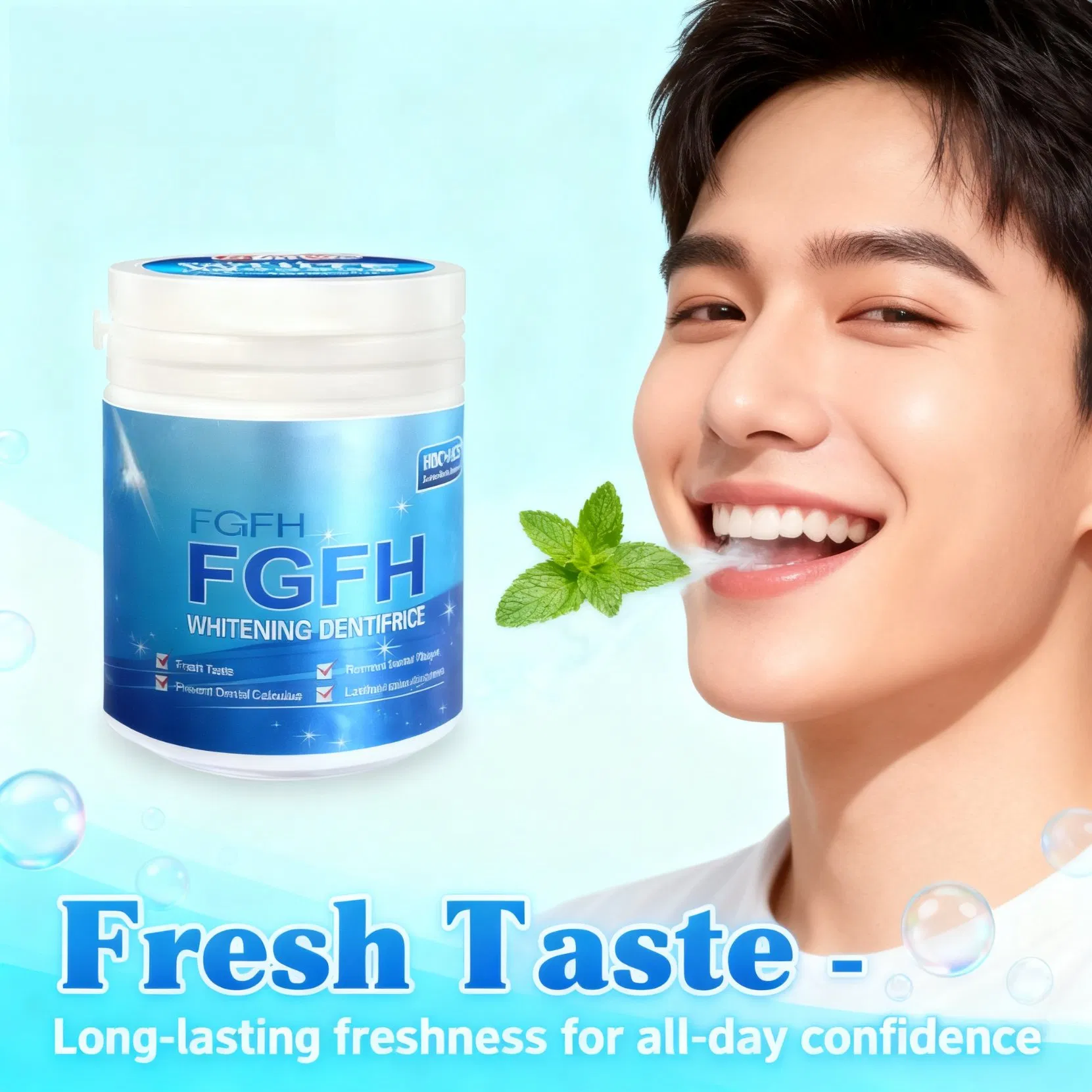 Mints Tooth Whitening Powder Oral Care Products Gentle Cleaning Teeth Powder