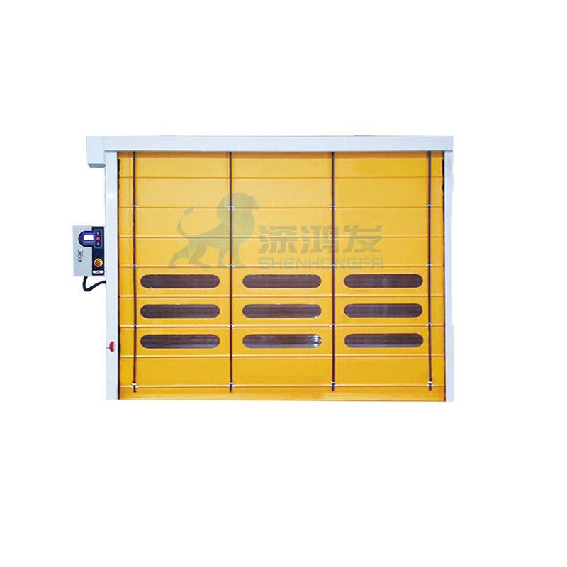 Auto Sensing High Speed PVC Stacking Rolling Door Lift Sheet Shutter Car Wash & Warehouse Door Garage Door