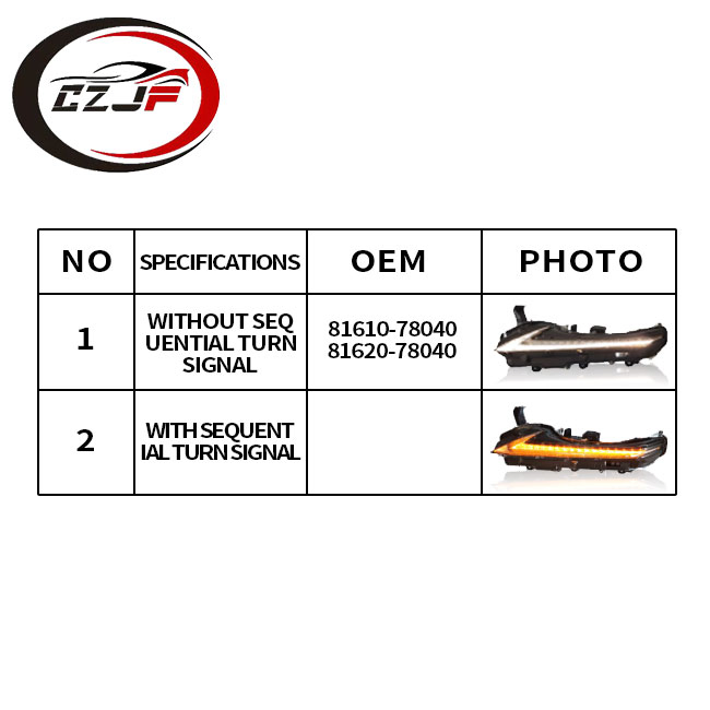 LED Daytime Running Lights with Sequential Turn Signal for Lexus NX200 (2015-2022)