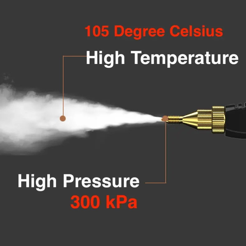 Professional Home High Pressure 2500W Steaming Cleaner High Temperature and Pressure Steam Cleaner Electric for Kitchen Cleaning