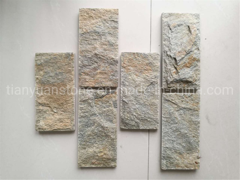 Exterior Decorative Wall Black Slate Mushroom Stone