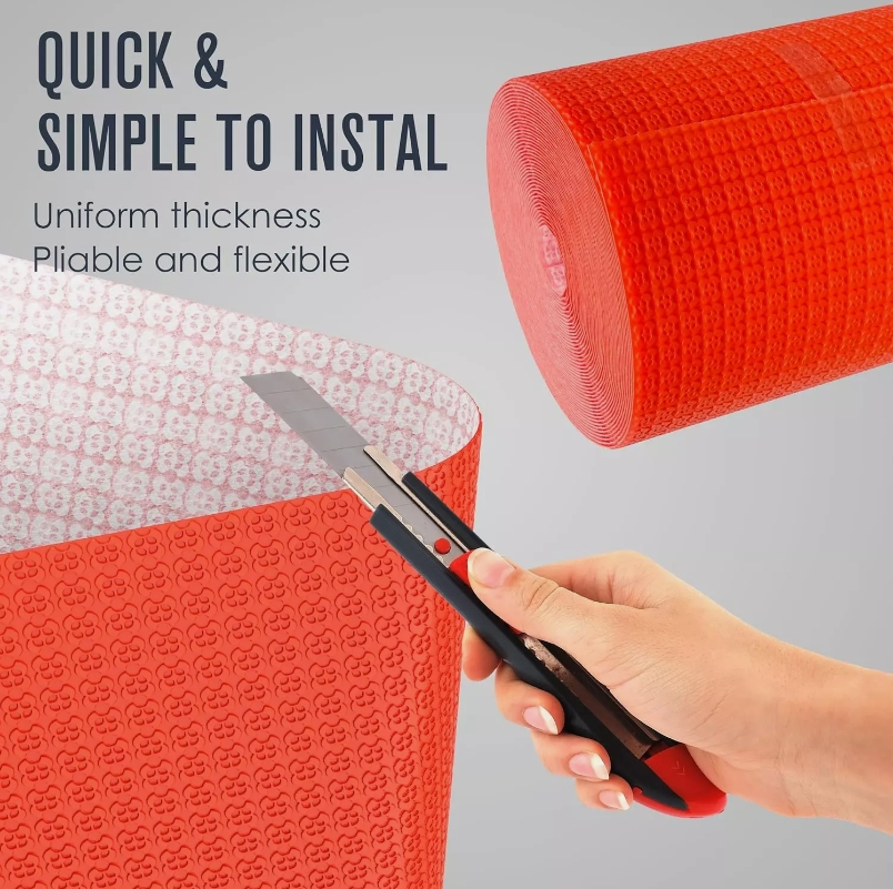 Heat Uncoupling Membrane Tile Membrane Underlayment