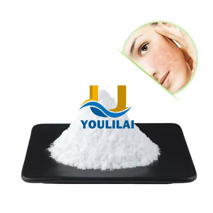 Cosmetic Additive 99% White Kojic Acid Crystal for Skin Whitening CAS 501-30-4