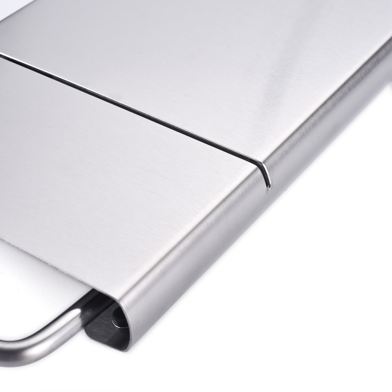 Cheese Slicer Stainless Steel Wire Butter Sausage Cutter with Serving Board Esg13849