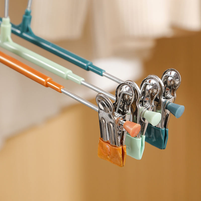 White Color Hanger Pant Skirt with Clips Removable Metal Clip Brand Hanger for Trousers Hangers