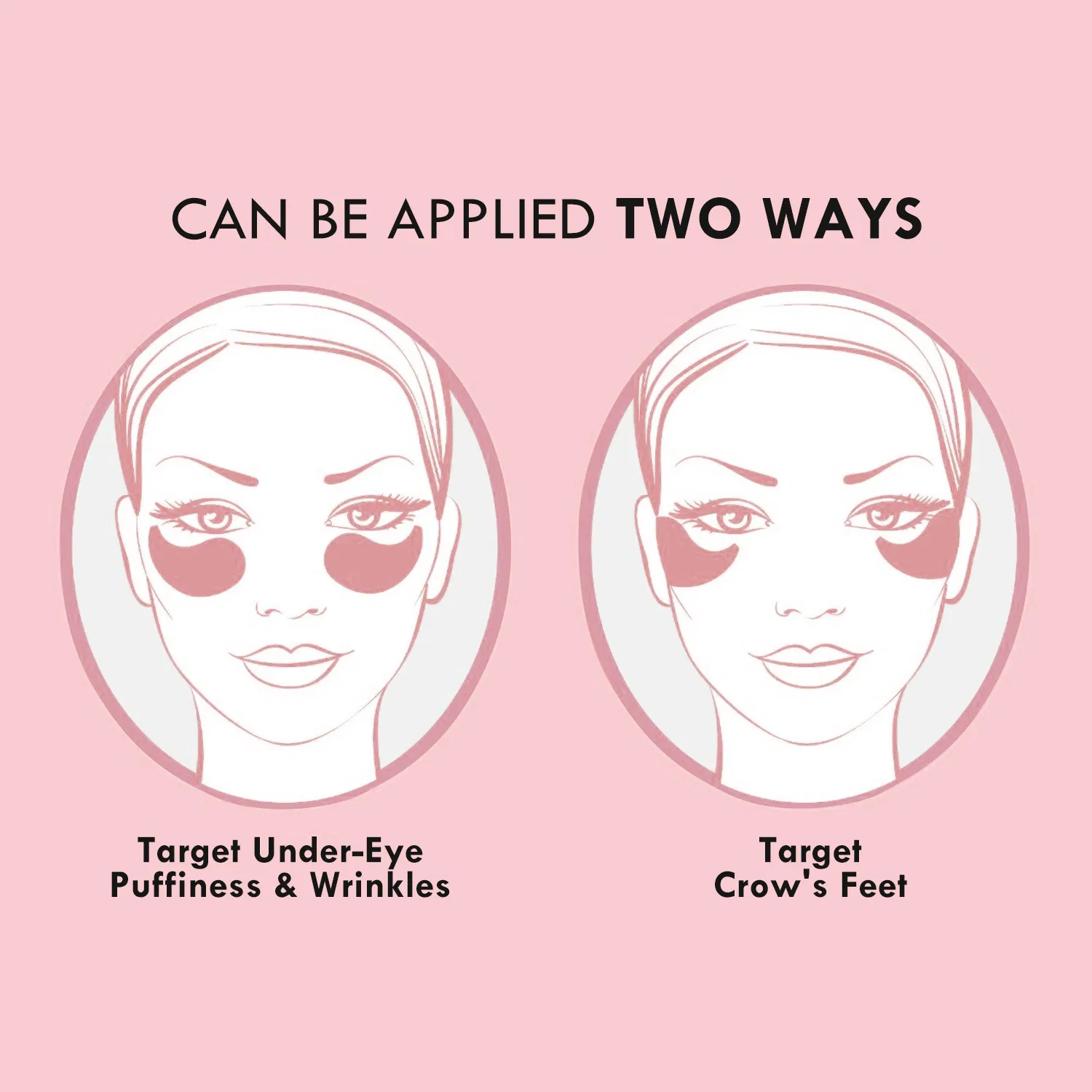 Custom Logo Eye Patches for Dark Circles Vegan Reduce Dark Circles Eye Gel Mask Eye Mask