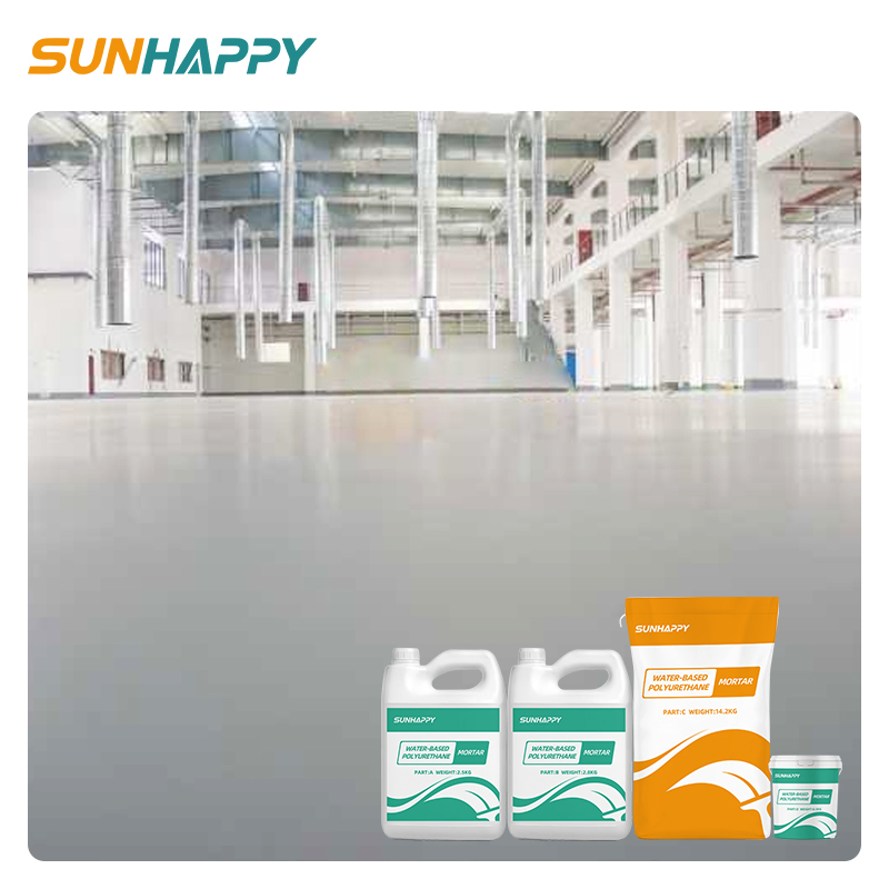 Wholesale Price PU Mortar Floor Waterproof Coating Paint Green Sustainable Water-Based Polyurethane Mortar