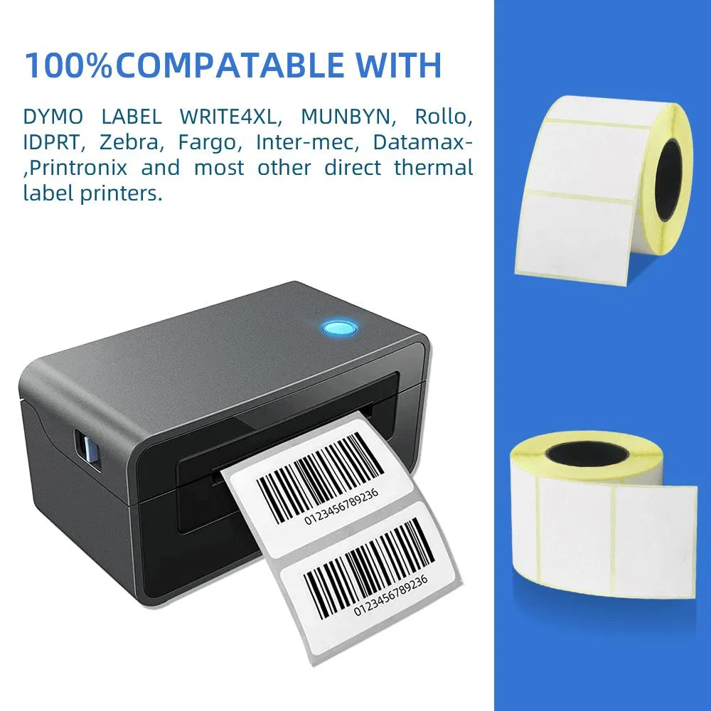 China Wholesale High Quality Self Adhesive Label Sticker for Barcode Printing