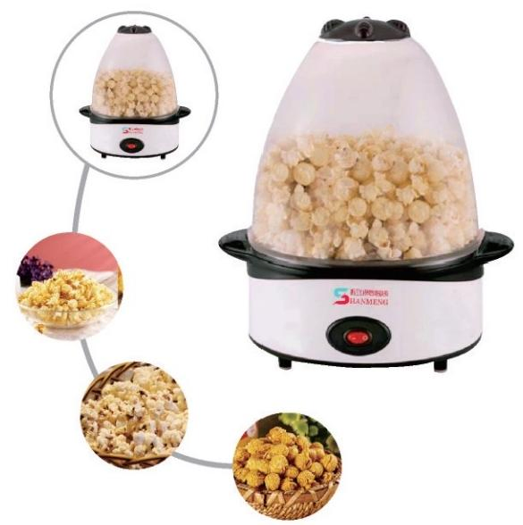 Automatic Old Fashioned Electric Commercial Kettle Caramel Mobile Popcorn Machine Maker with Cart/Wheels