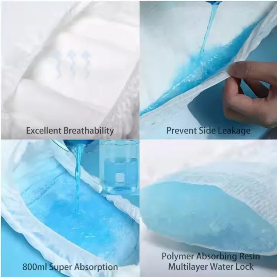Free Sample Wholesale Disposable Adult Diapers for Elder Old People Cheap Price Ultra Thick Adult Pull on Diaper