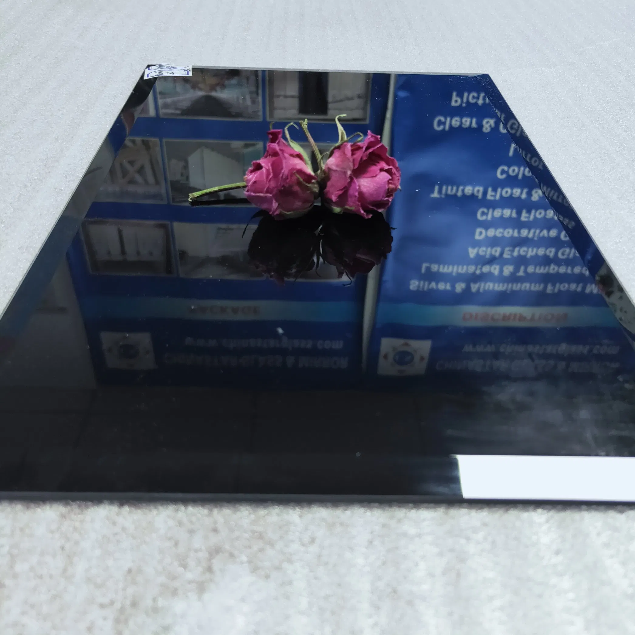 2.7mm Black Aluminium Mirror for Dressing and Decoration with Double Coated