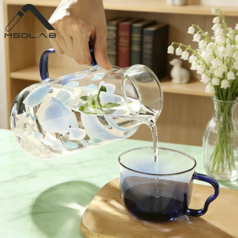 Multi-Use Borosilicate Water Pitcher for Stylish Home and Office Use