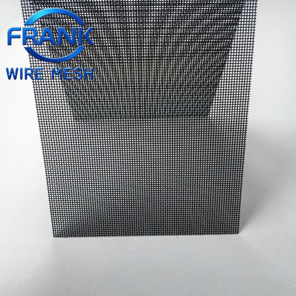 Wind Load Resistance 14 16 Mesh 304 316 Black Stainless Steel Anti Theft Security Screen for High Altitude Equipment Platform Fence
